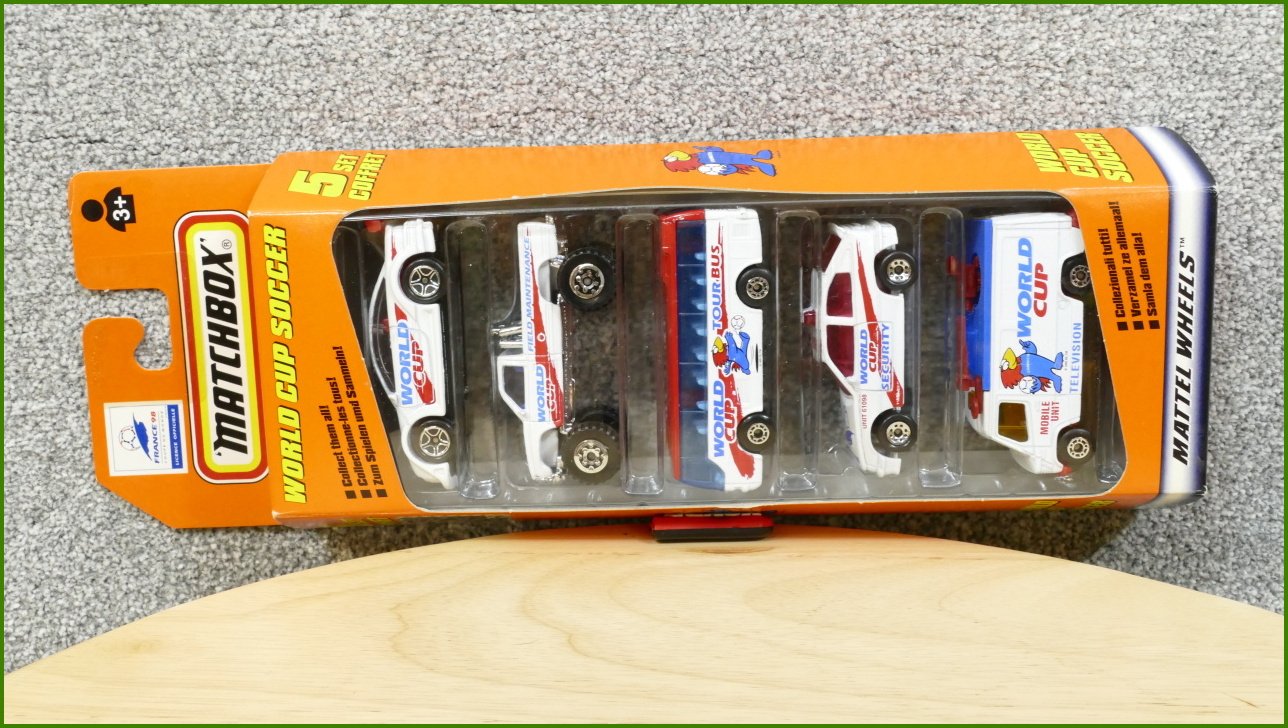 Matchbox 5 Pack Set - World Cup Soccer