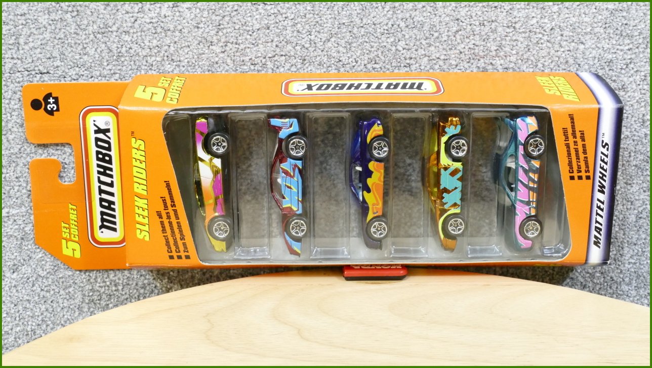 Matchbox 5 Pack Set - Sleek Riders