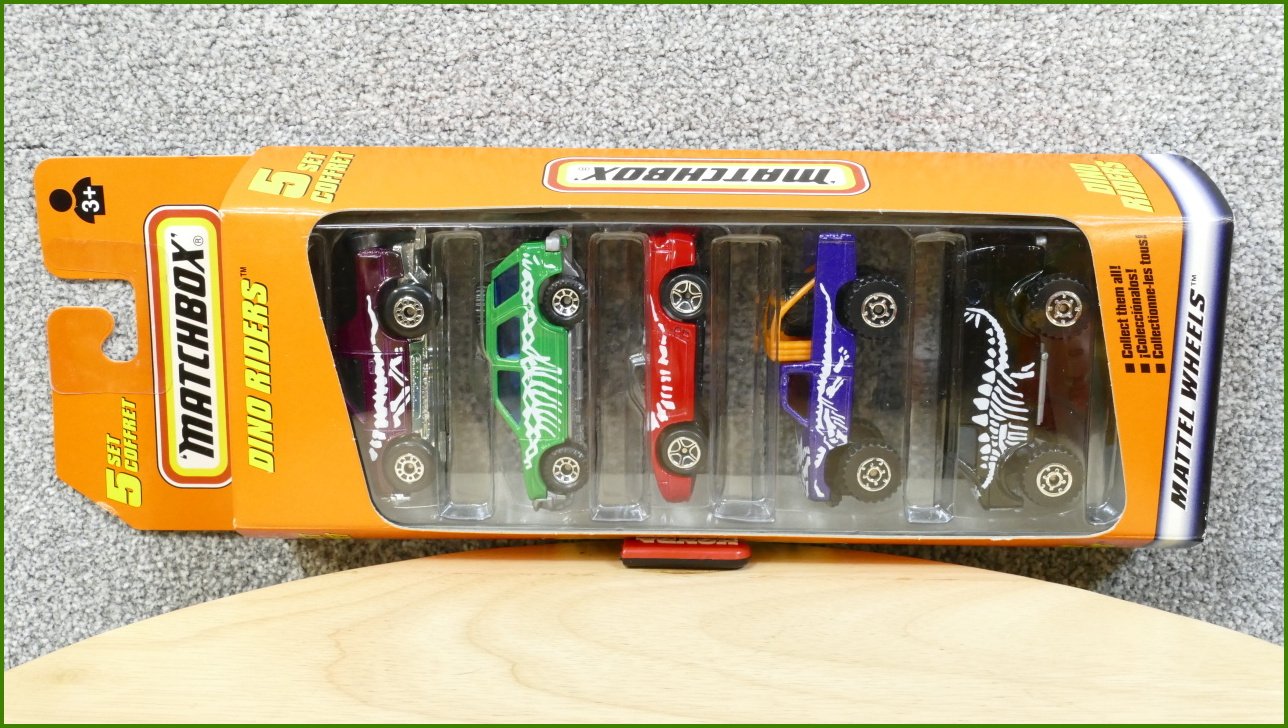Matchbox 5 Pack Set - Dino Riders