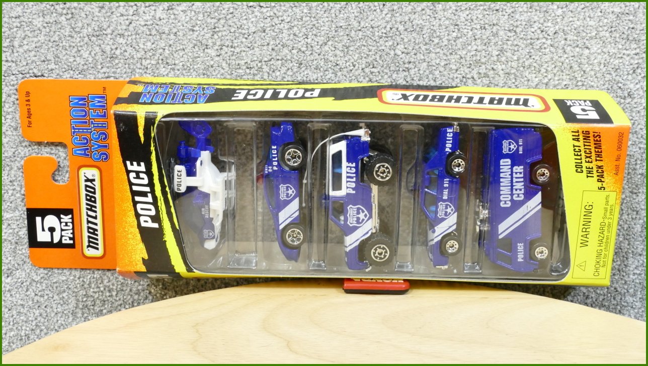 Matchbox 5 Pack Set - Police