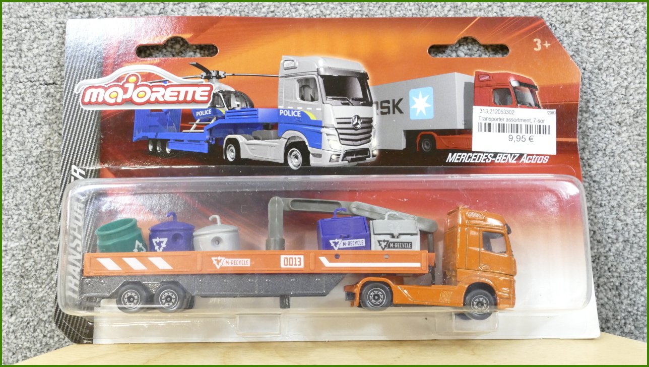Kovový Model Autíčko Majorette Mercedes-Benz Actros