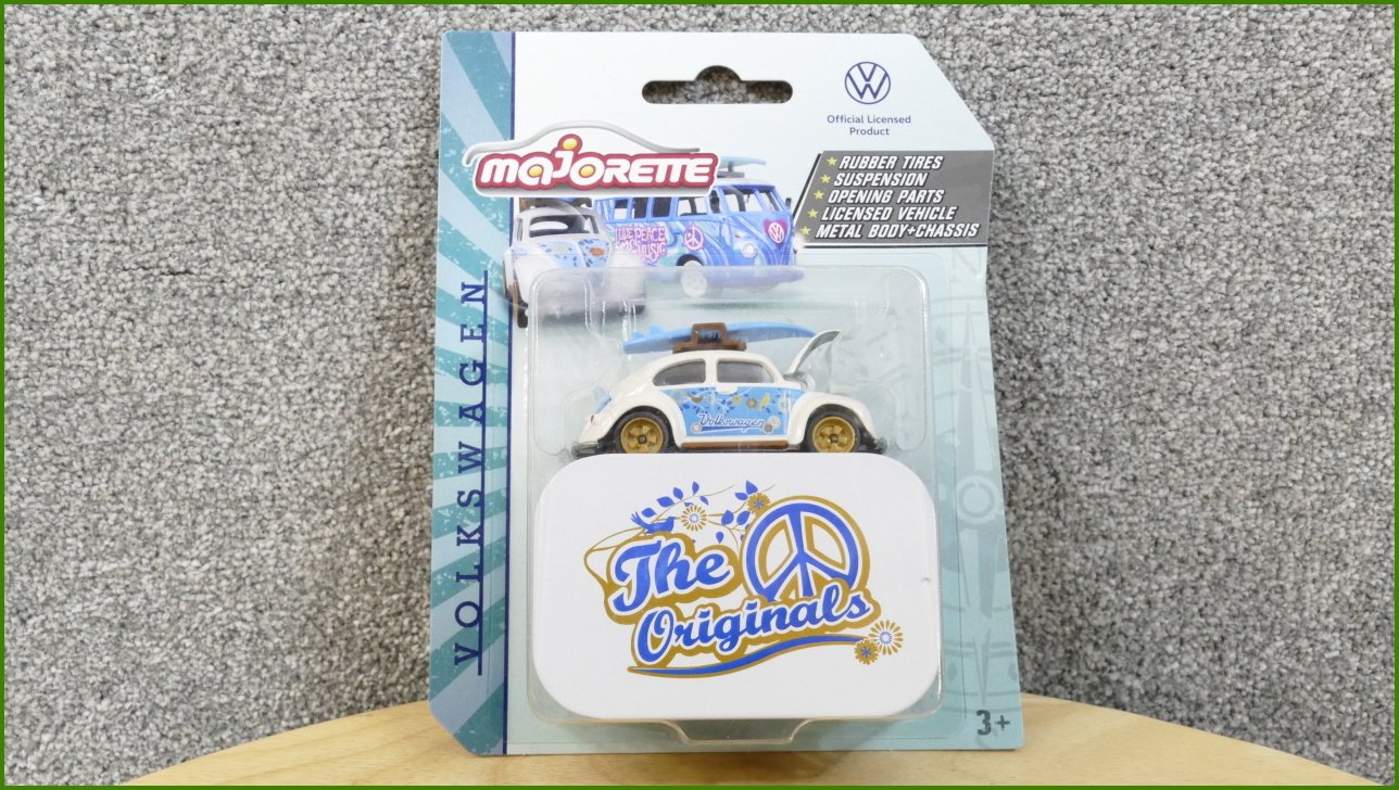 Kovový Model Autíčko Majorette Volkswagen Beetle