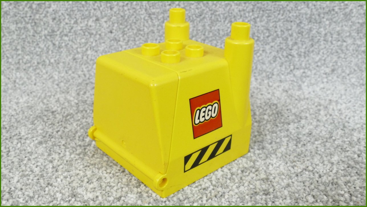 Lego® Duplo® Korba pro Nákladní a Jiná Auta (Žlutý-Nápis Lego)