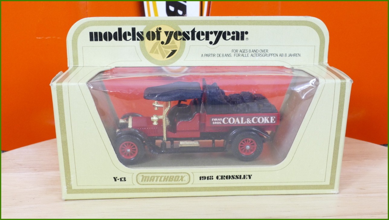Matchbox Autíčko Models Of Yesteryear - Y-13 - 1918 Crossley - Coal and Coke