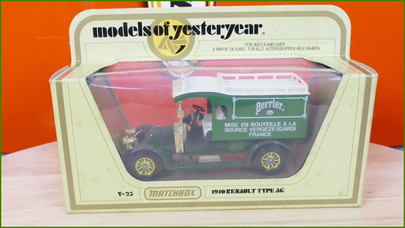 Matchbox Autíčko Models Of Yesteryear - Y-25 - 1910 Renault Type AG - Perrier