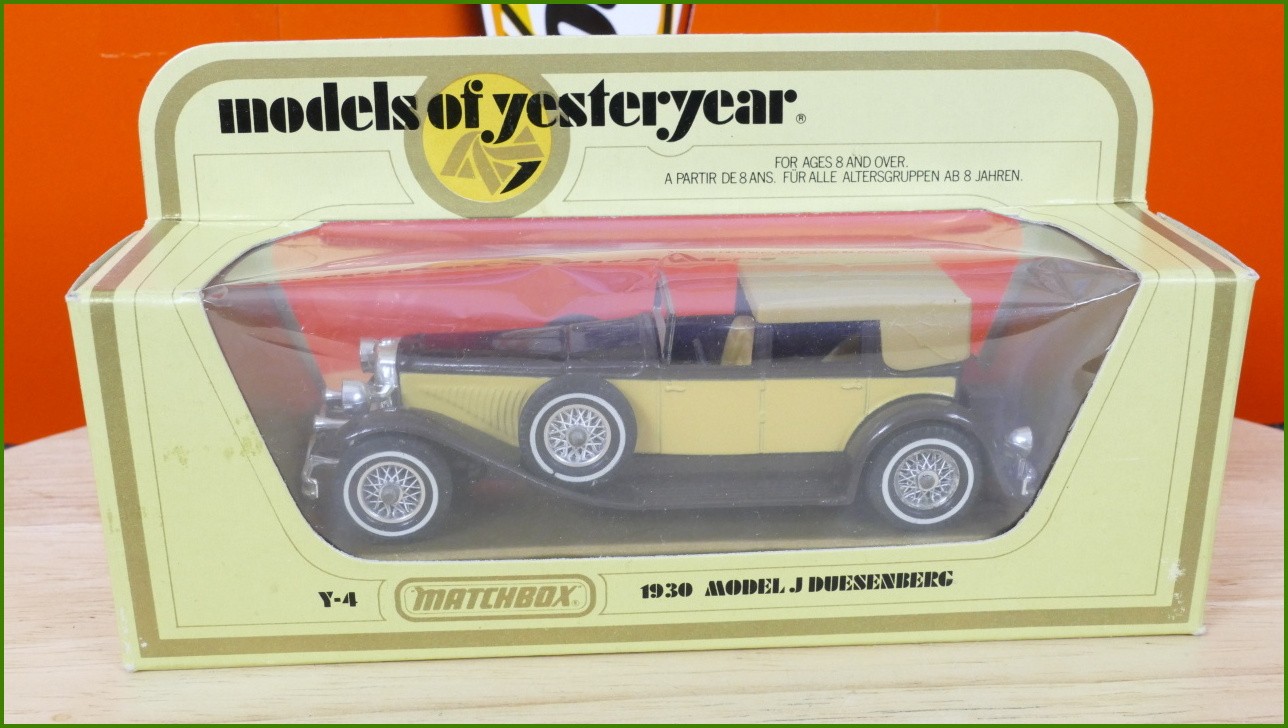 Matchbox Autíčko Models Of Yesteryear - Y-4 - 1930 Model J Duesenberg