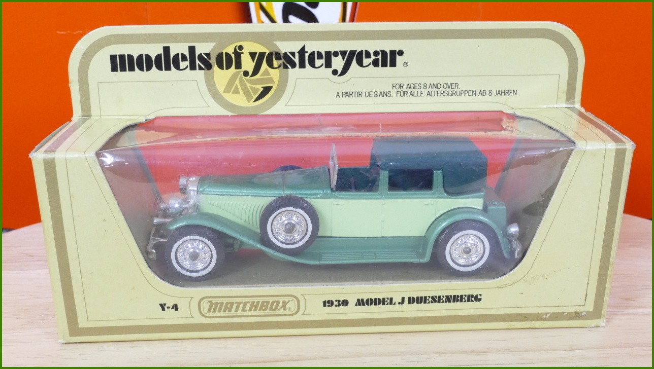 Matchbox Autíčko Models Of Yesteryear - Y-4 - 1930 Model J Duesenberg
