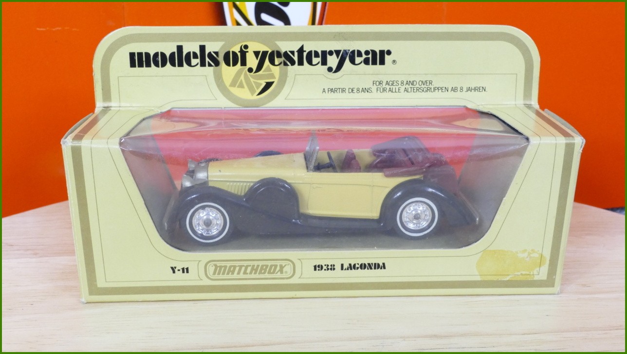 Matchbox Autíčko Models Of Yesteryear - Y-11 - 1938 Lagonda