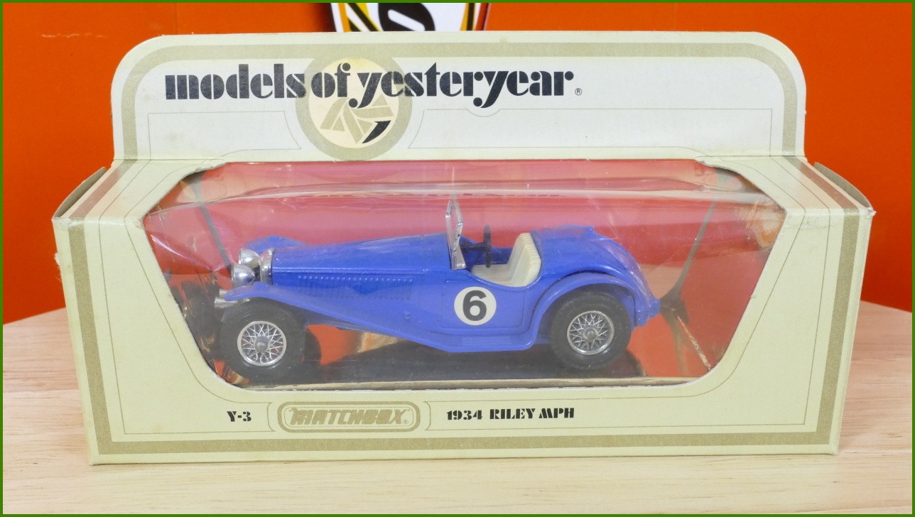 Matchbox Autíčko Models Of Yesteryear - Y-3 - 1934 Riley MPH