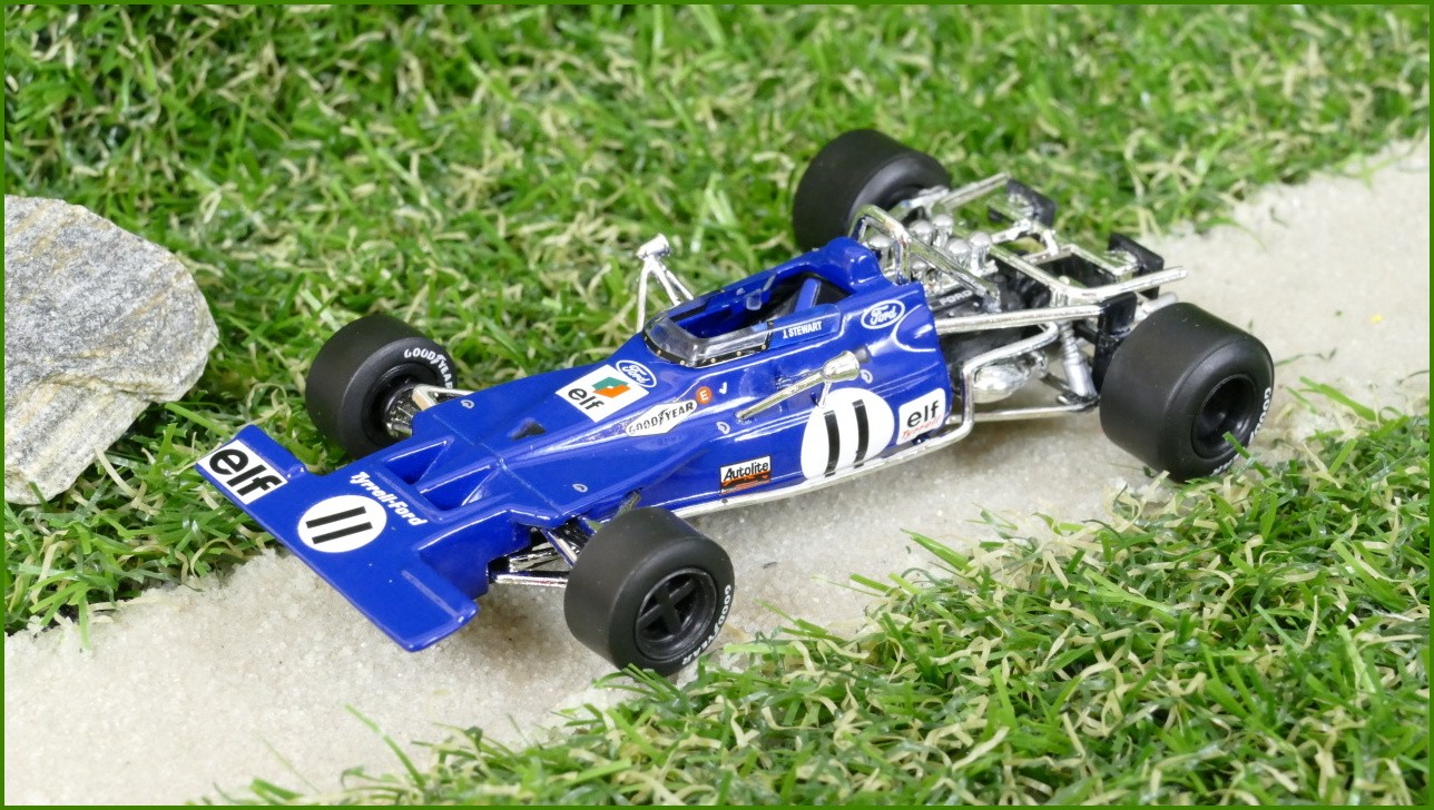 Angličák Formule RBA Collectibles - Tyrell 003 - 1971 - (Jackie Stewart)