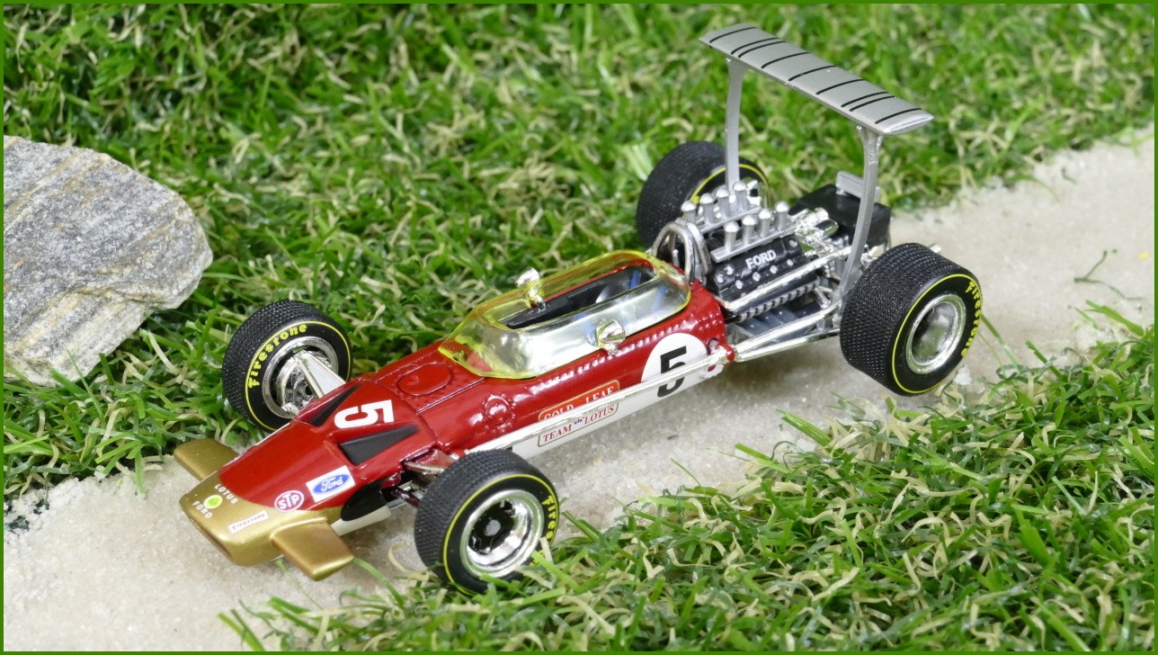 Angličák Formule RBA Collectibles - Lotus Type 49B - 1968 (Graham Hill)