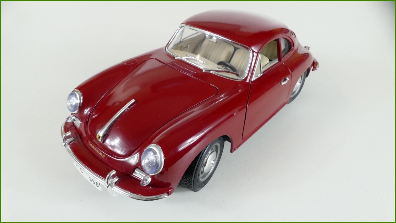 Kovový Model Bburago 1:18 - Porsche 356 B (1961)