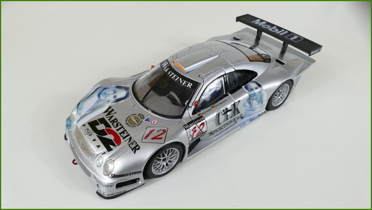Model Auta Maisto 1:18 - Mercedes CLK-GTR - Viz Popis
