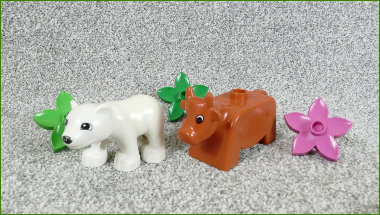 Lego Duplo kravička a medvídek