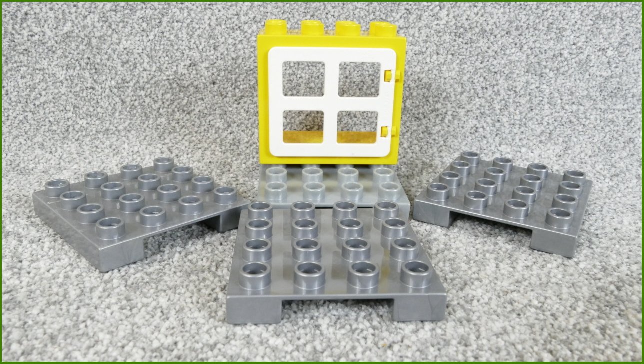 Lego Duplo palety pro auta a okno