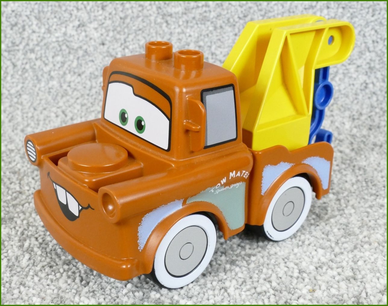 Lego® Duplo® Cars - Burák (Žlutý Hák) Bílá Kola