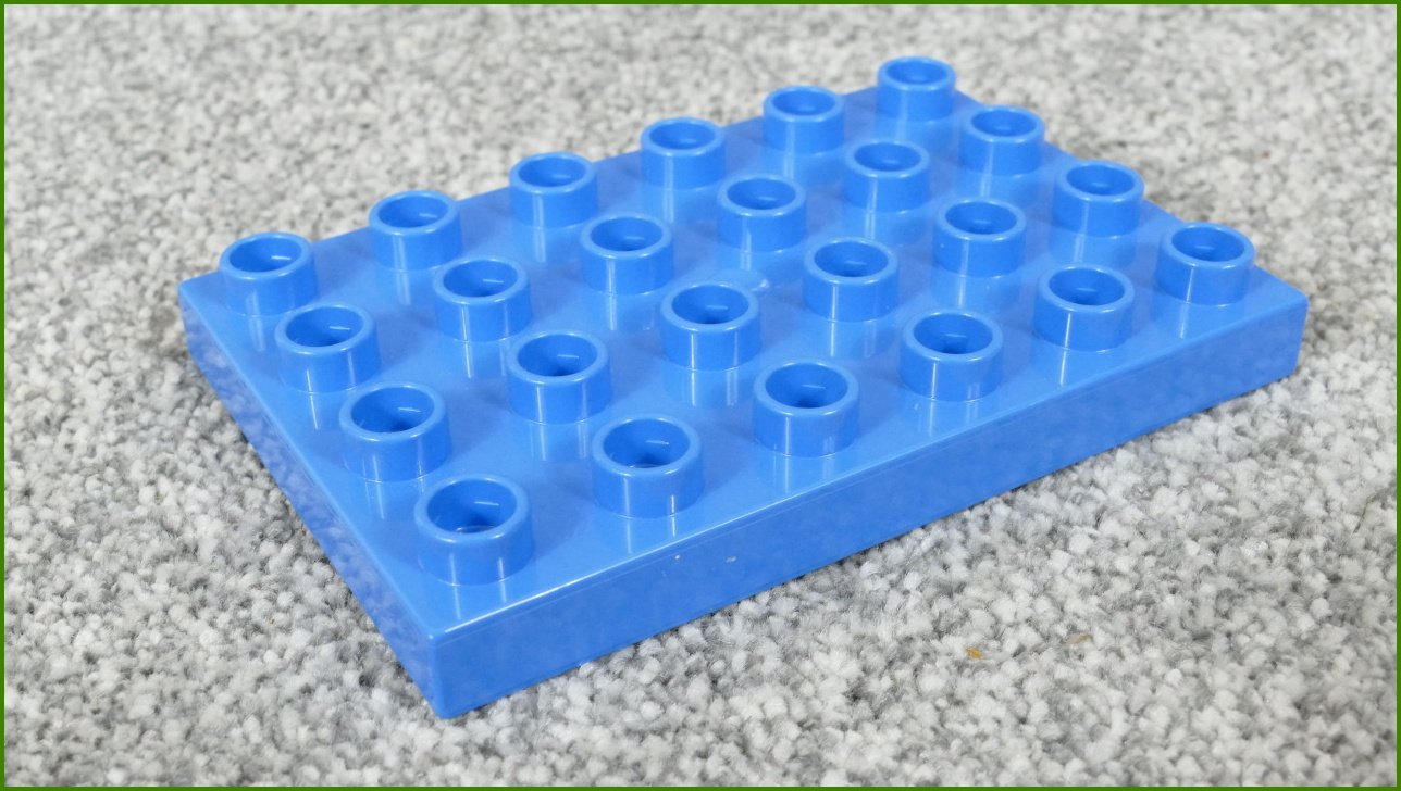 Lego® Duplo® Podložka/Destička 4x6 Azurová
