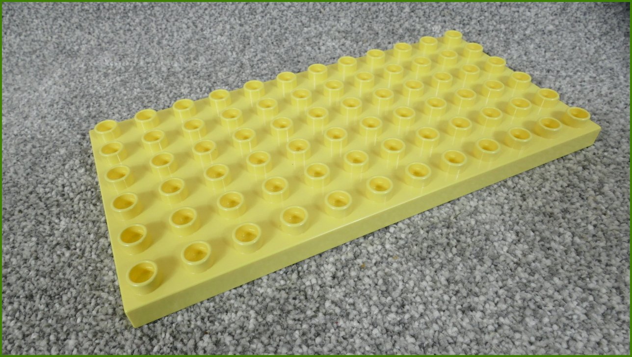 Lego® Duplo® Podložka/Deska 6x12 Světlounce Žlutá