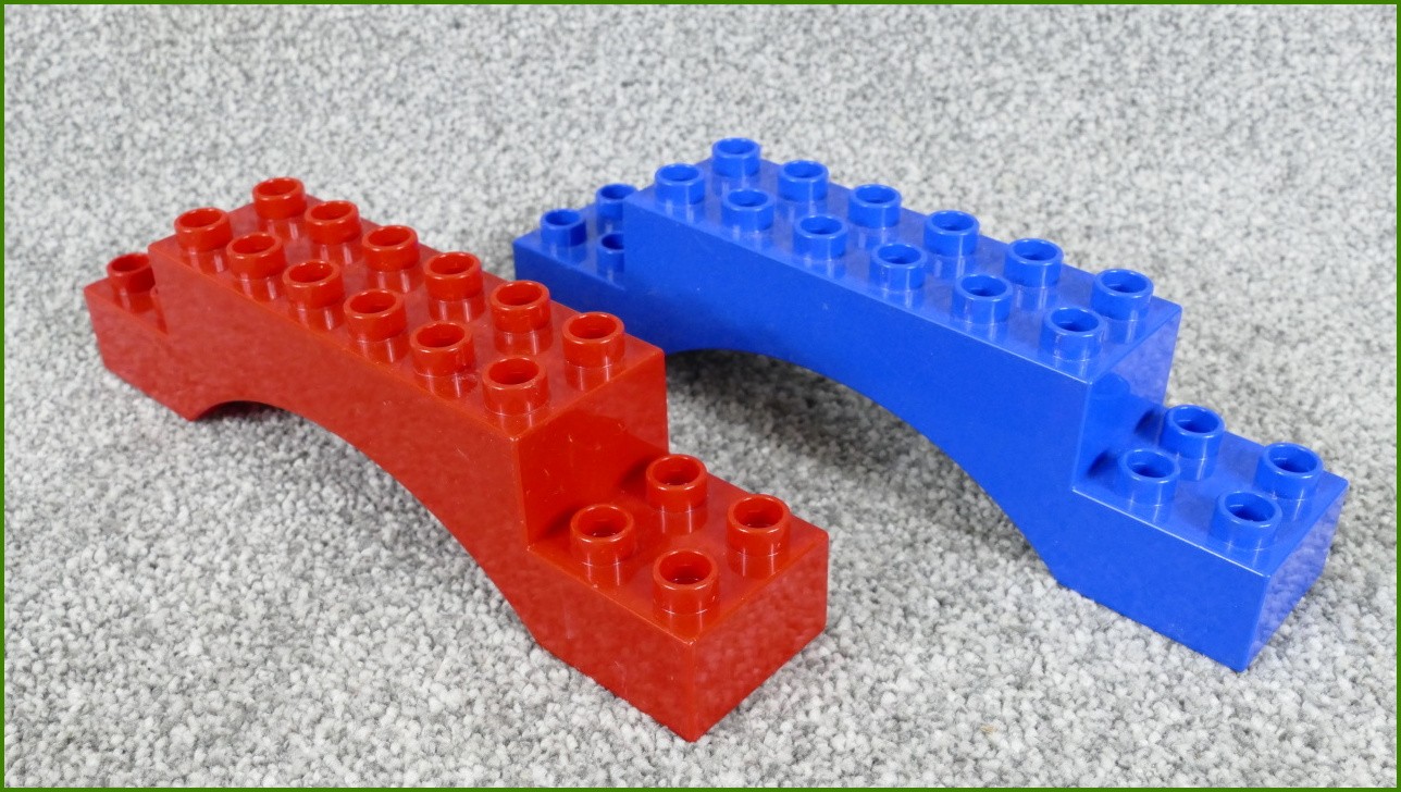 Lego Duplo klenby - škrábance