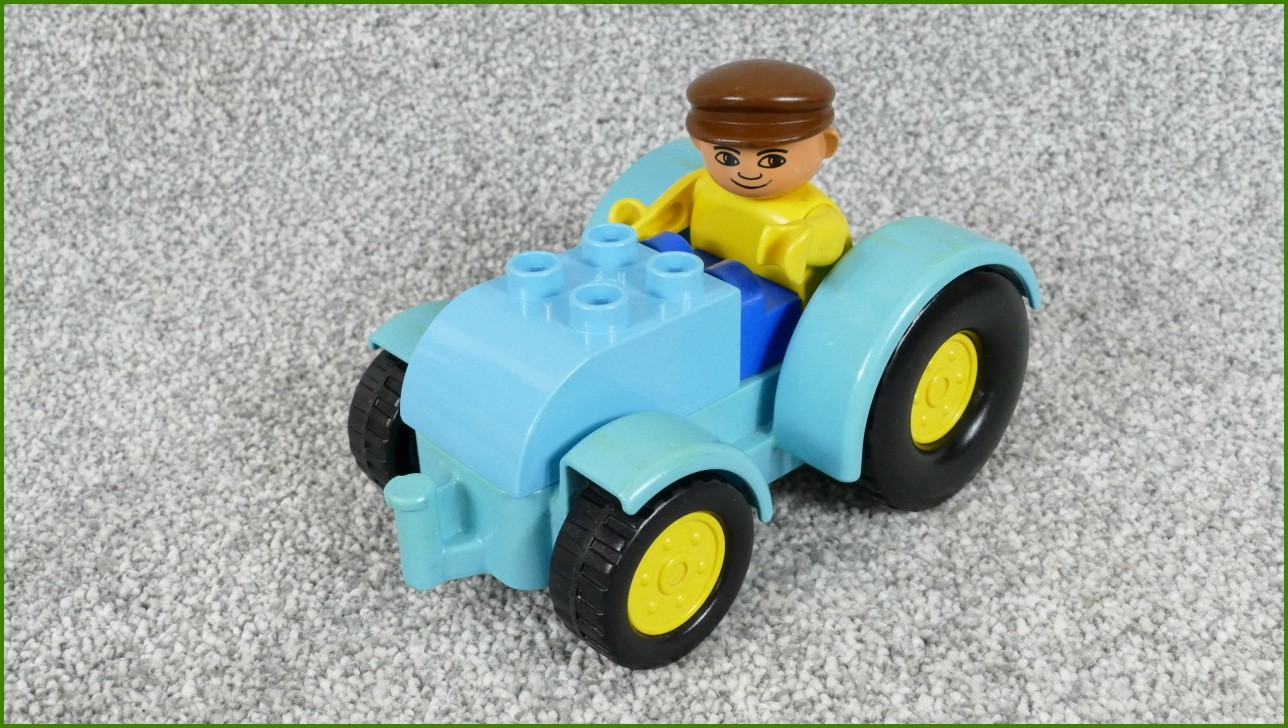 Lego Duplo traktor s figurkou