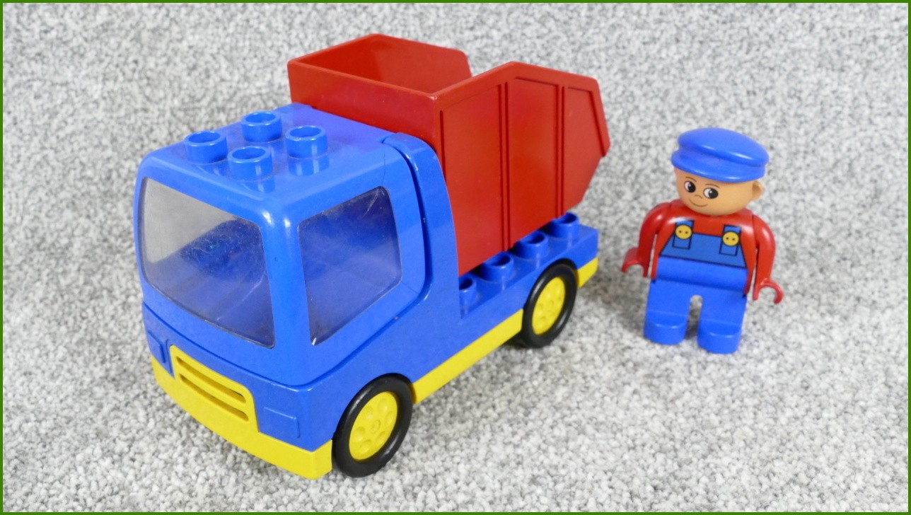 Lego Duplo nákladní autíčko vyklápěcí - drobná prasklinka kabiny