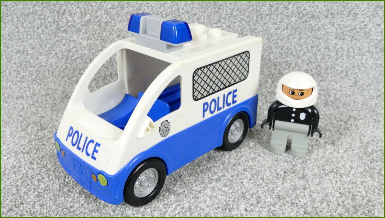 Lego Duplo policejní dodávka bez zadních dveří