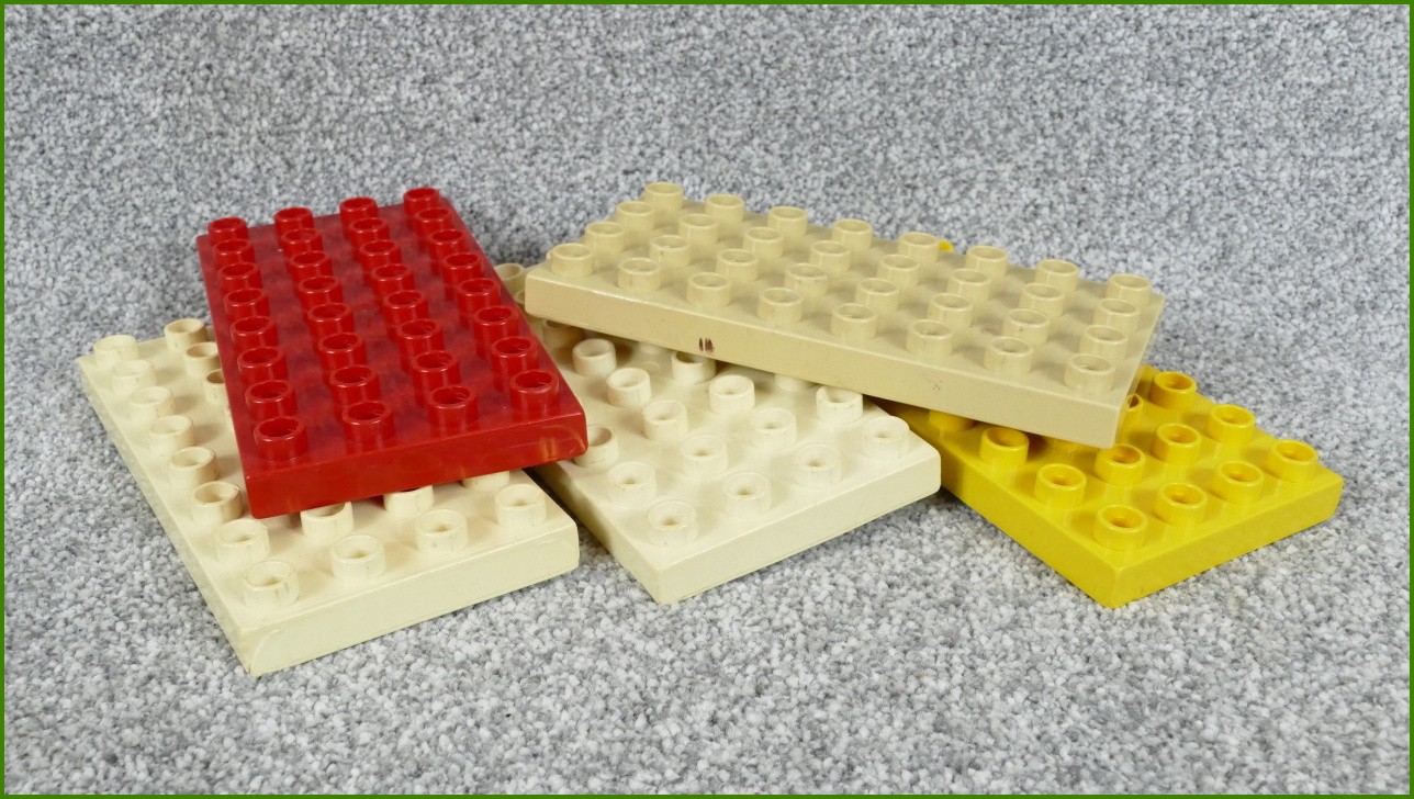 Lego Duplo destičky/podložky 4x8 - horší stav