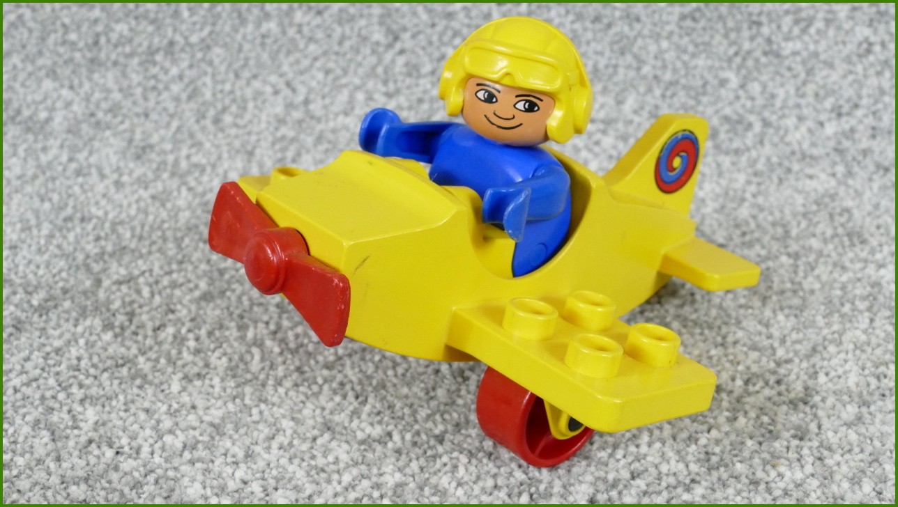 Lego Duplo letadlo s pilotem