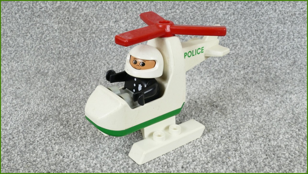 Lego Duplo vrtulník s pilotem