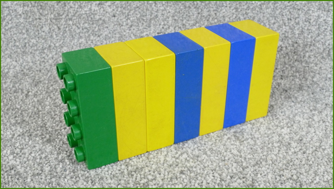 Lego Duplo kostky - horší stav