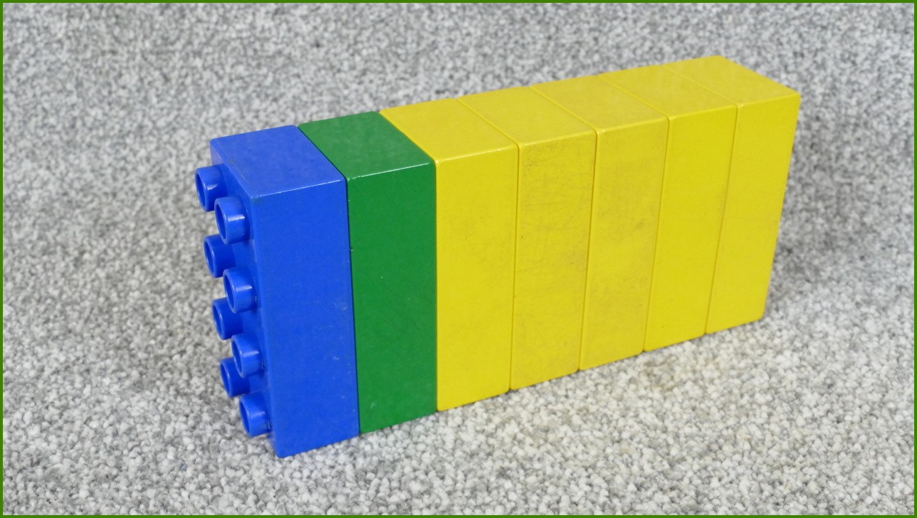 Lego Duplo kostky - horší stav