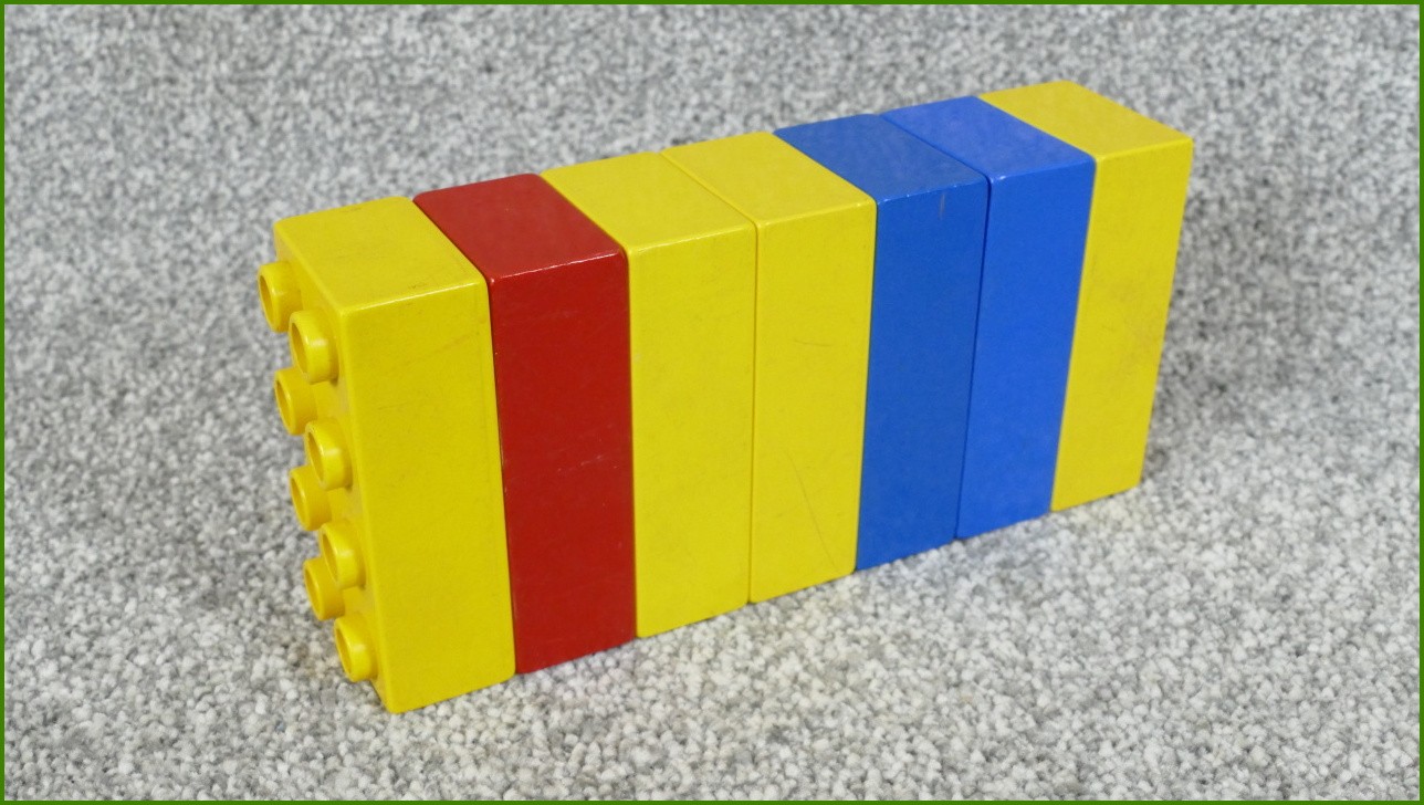 Lego Duplo kostky - horší stav
