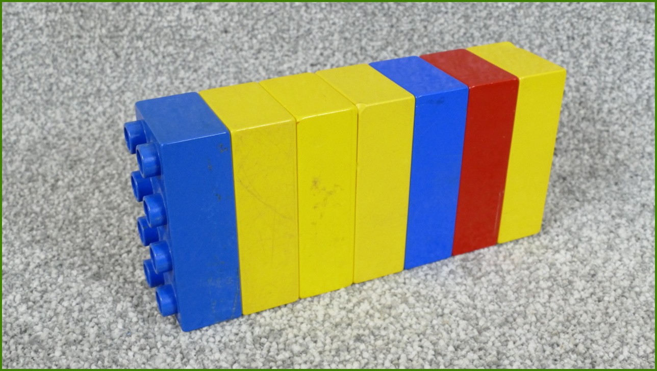 Lego Duplo kostky - horší stav