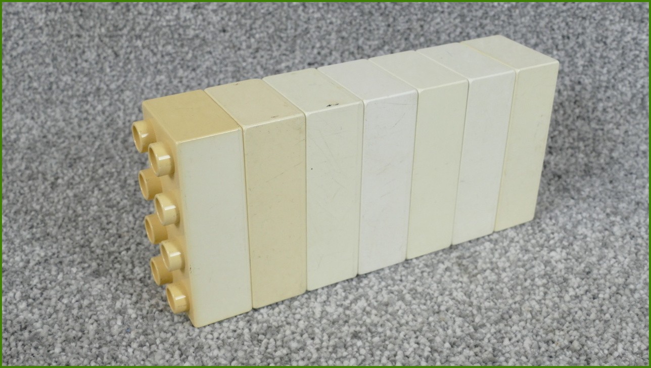 Lego Duplo kostky - horší stav