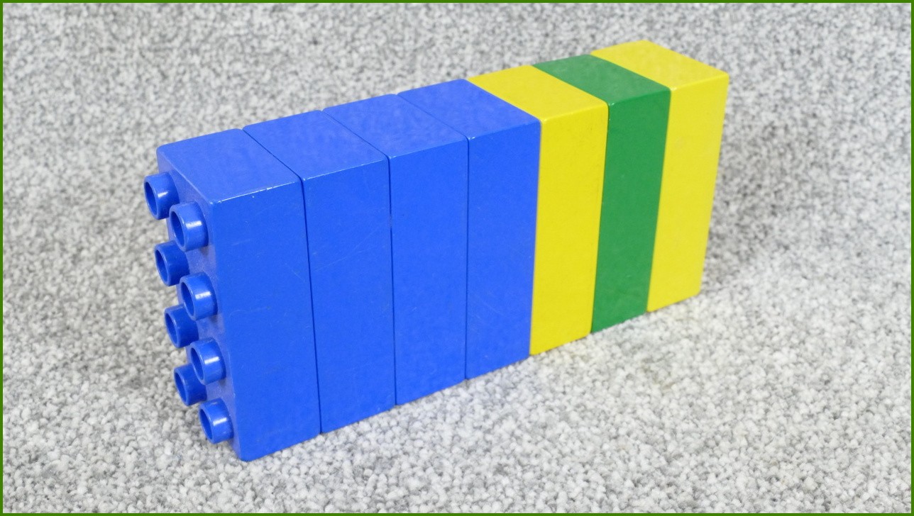 Lego Duplo kostky - horší stav