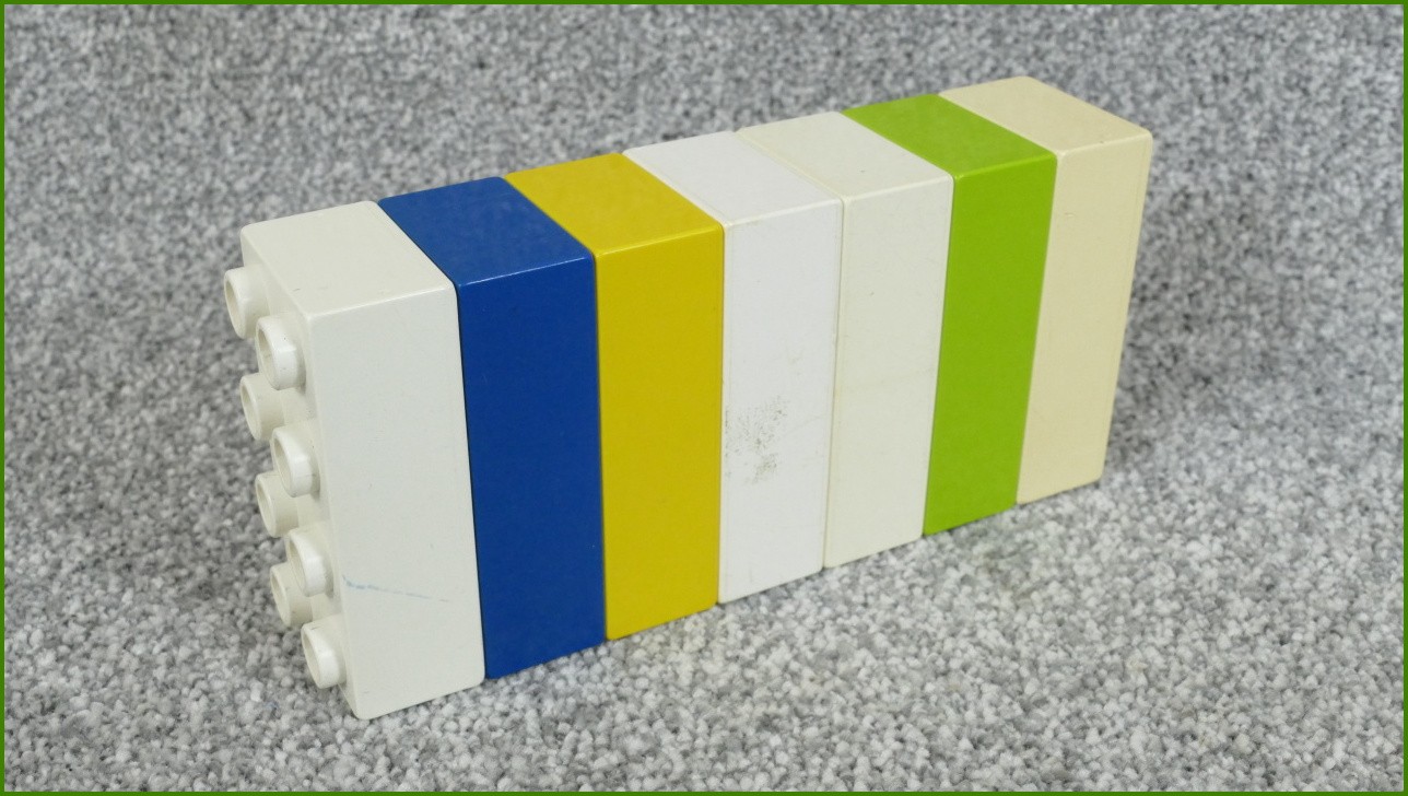 Lego Duplo kostky - horší stav