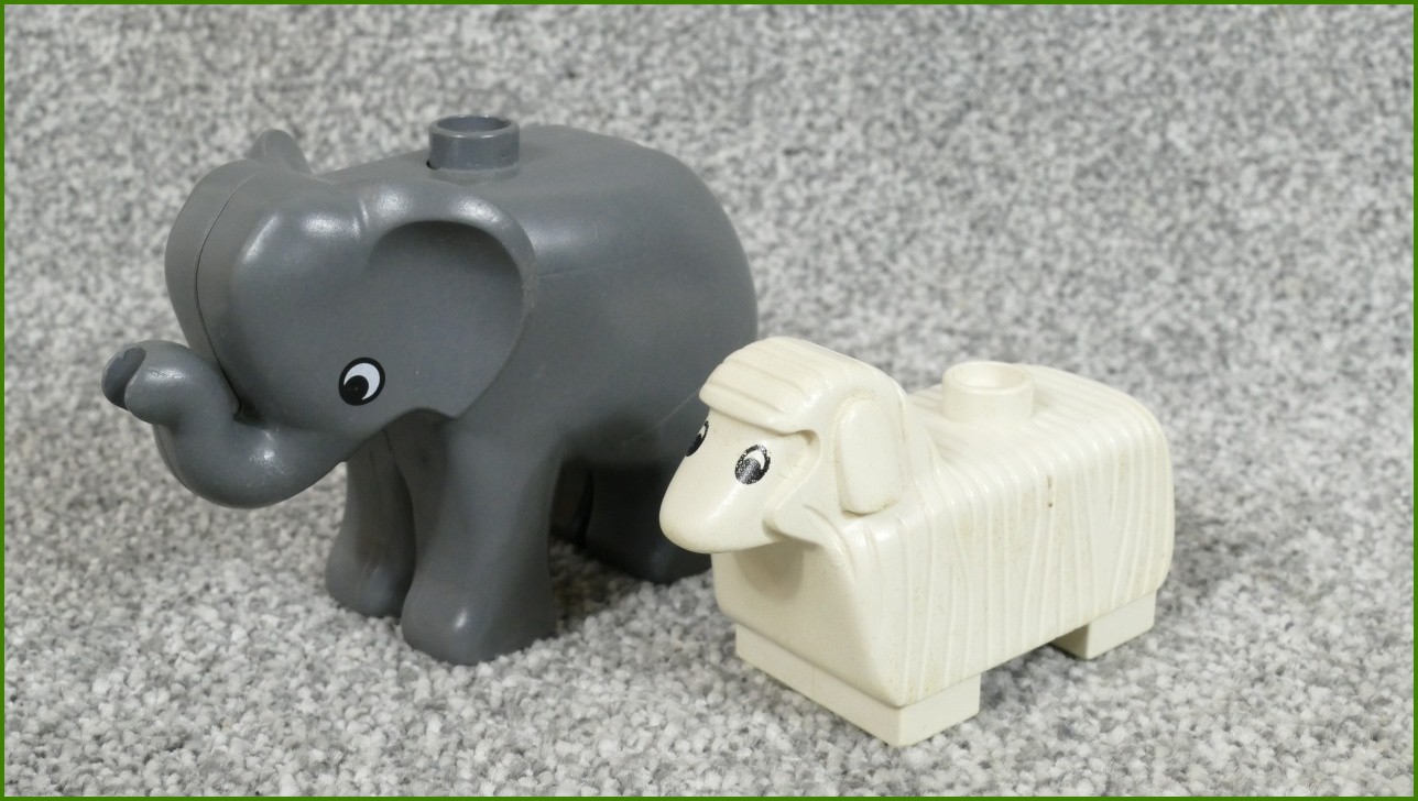 Lego Duplo slůně a ovečka