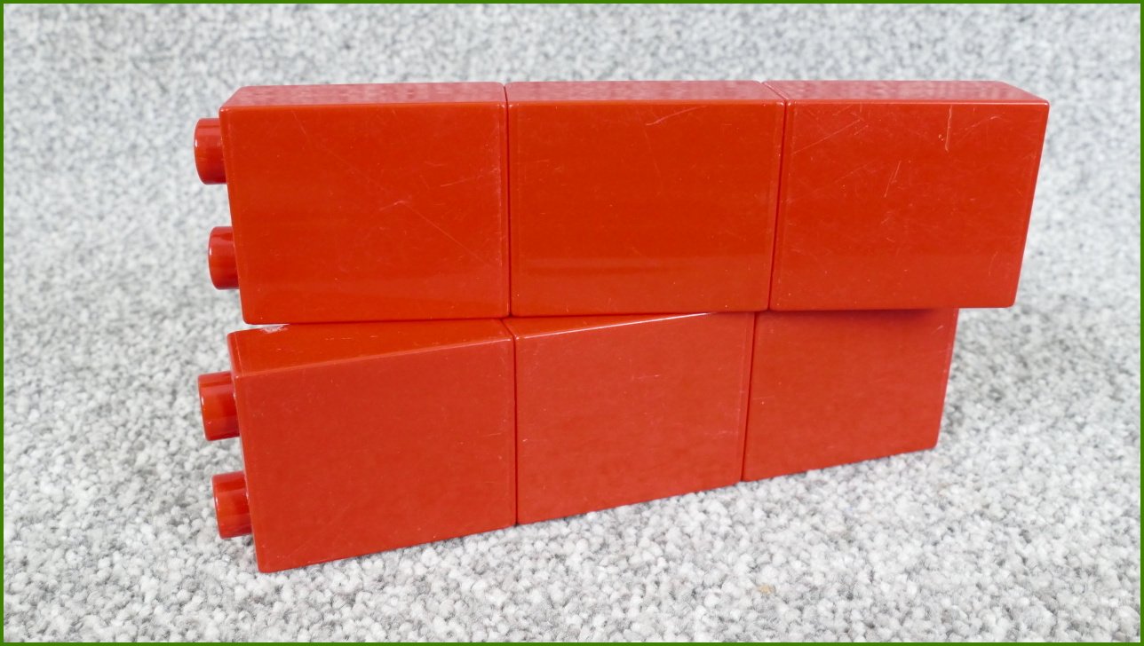 Lego Duplo kostky 1x2x2