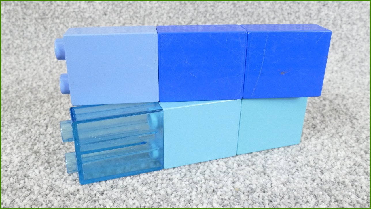 Lego Duplo kostky 1x2x2