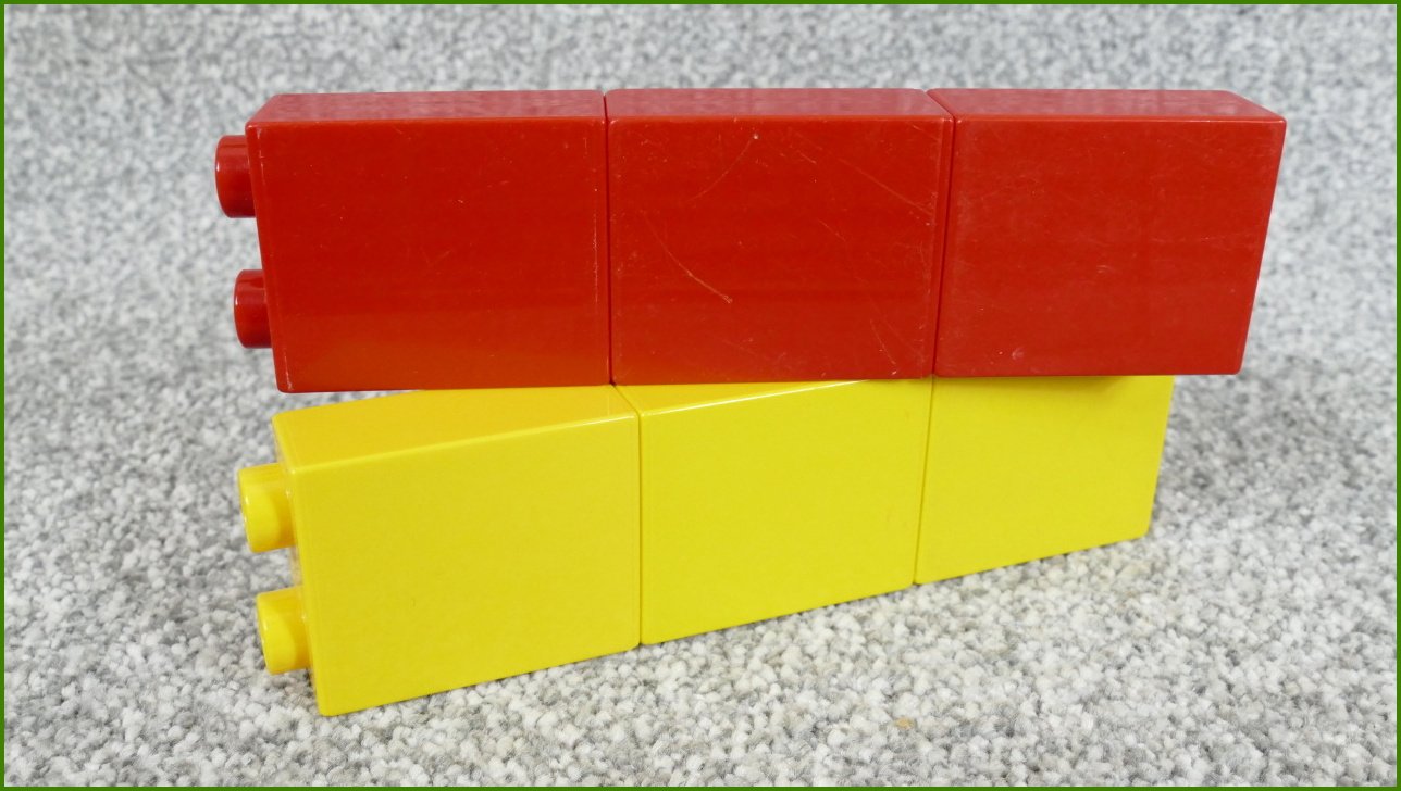 Lego Duplo kostky 1x2x2