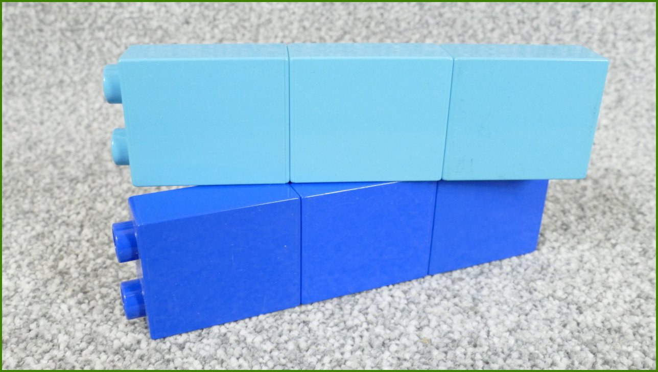 Lego Duplo kostky 1x2x2
