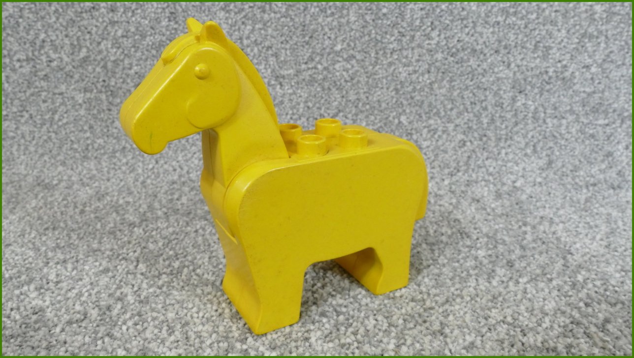 Lego Duplo kůň - mechaničnost ocasu a hlavy moc nefunguje