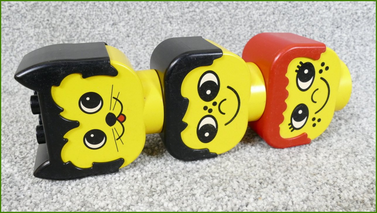 Lego Duplo hlavy s oky