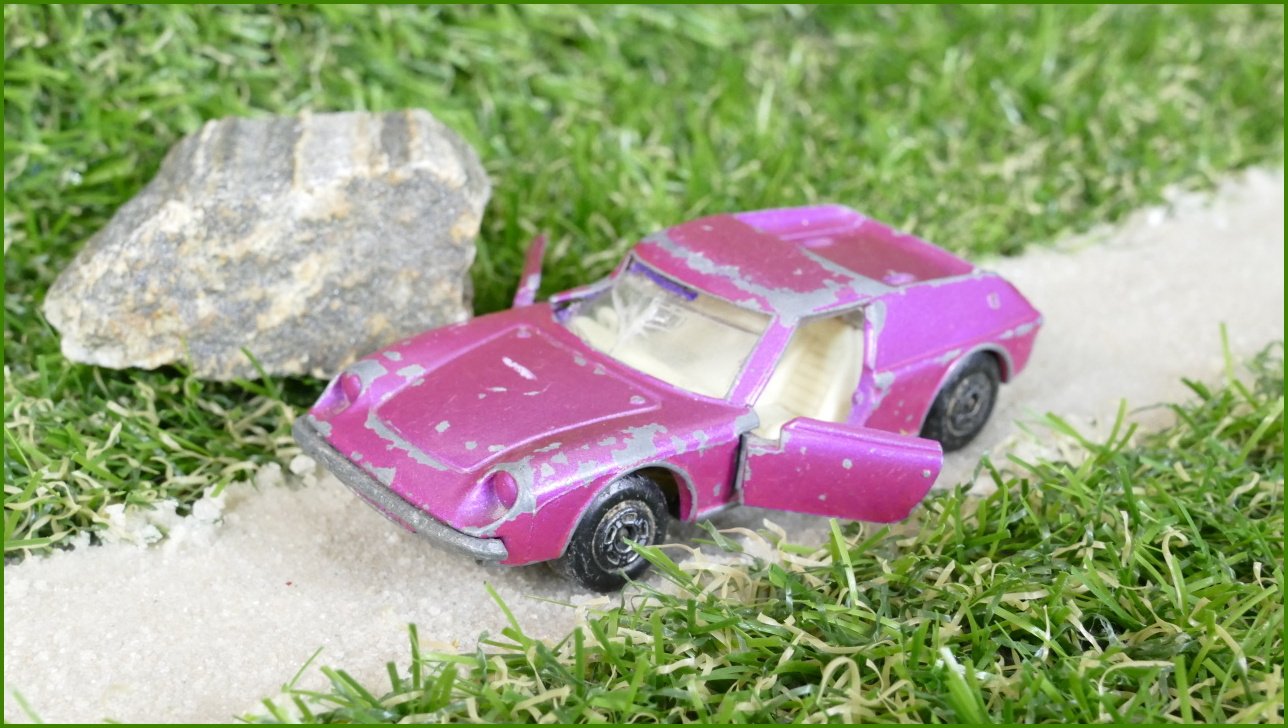 Model Autíčka Matchbox No.5 - Lotus Europa (Lesney) - vady