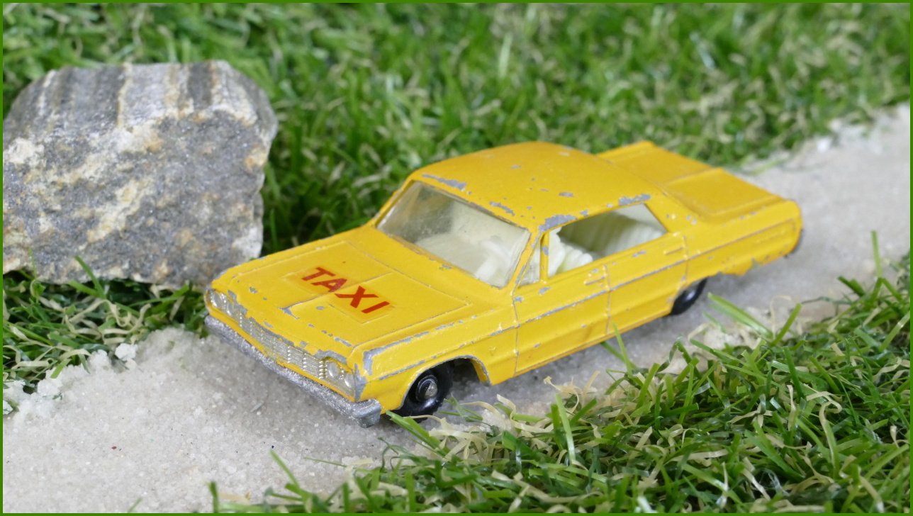 Model Autíčka Matchbox No.20 Chevrolet Impala Taxi (Lesney)