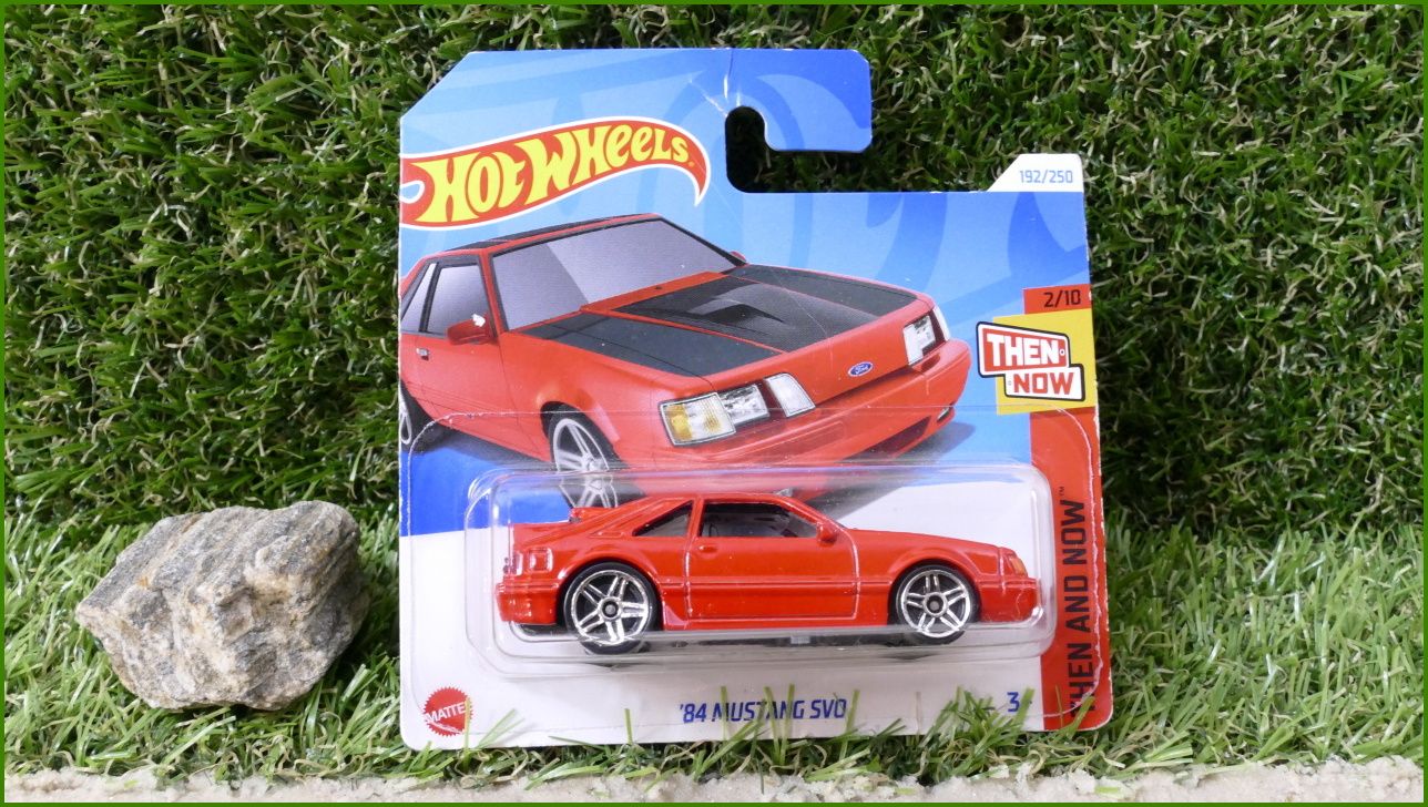 Angličák Model Autíčka Hot Wheels ´84 Mustang SVO (THEN AND NOW)
