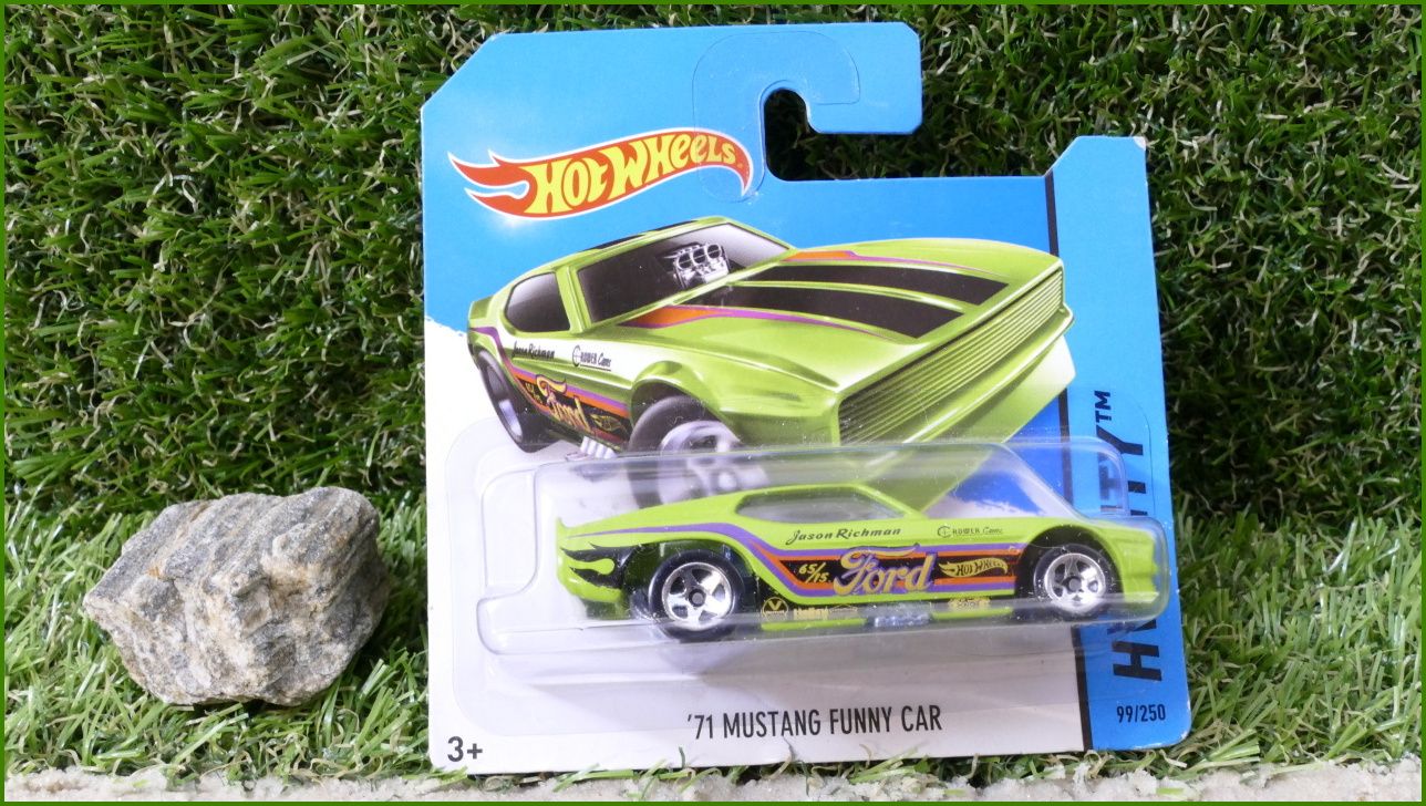 Angličák Model Autíčka Hot Wheels ´71 Mustang Funny Car (HW CITY)