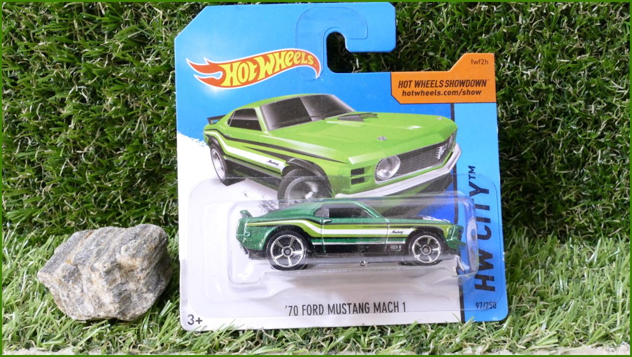 Angličák Model Autíčka Hot Wheels ´70 Ford Mustang Mach 1 (HW CITY)