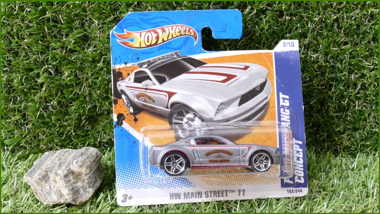 Angličák Model Autíčka Hot Wheels Ford Mustang GT Concept (HW MAIN STREET)