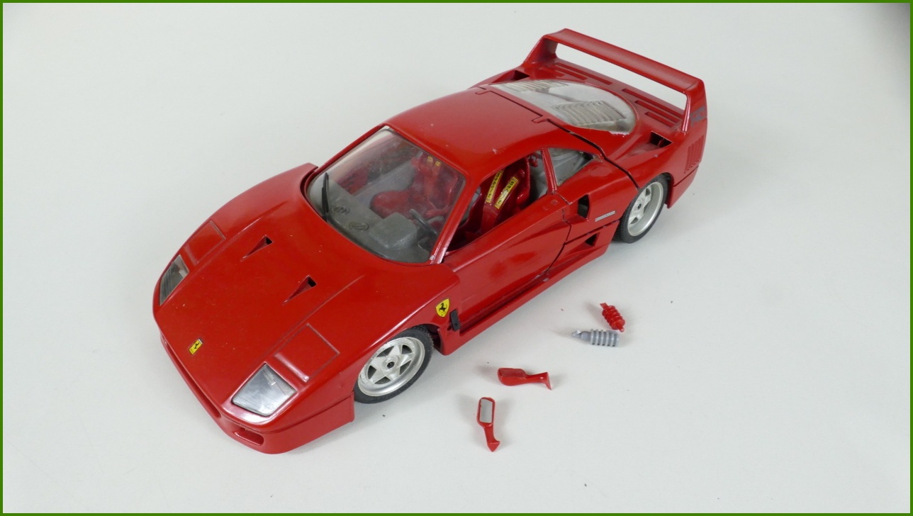 Kovový Model Bburago 1:18 - Ferrari F40 (1987) - Viz Popis